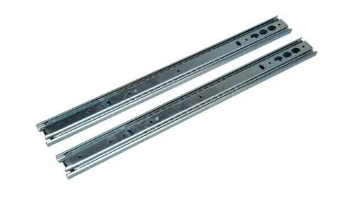 Kulelagerskinne fulluttrekk stål L500mm H45mm 