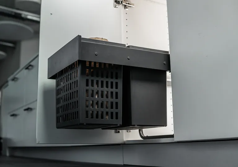 Avfallssorterer IMA Select Base 400 ECO Bunnmontert Antrasitt