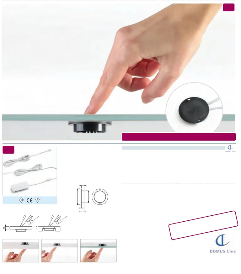 Bryter/Dimmer Capsens Skjult V13 