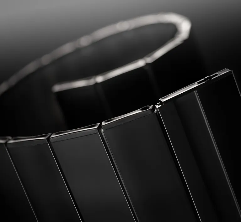 Sjalusi Knoke KS40 H1378 B600 16mm Matt Sort 