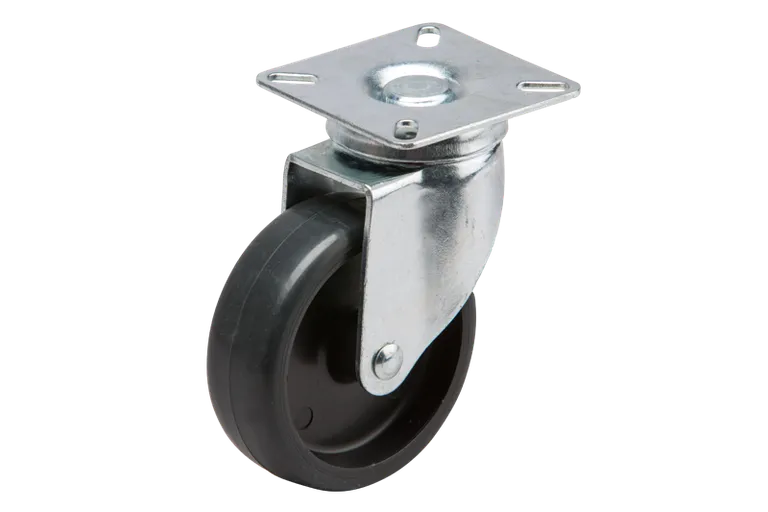 Møbelhjul Ø75mm U/Brems 45 kg