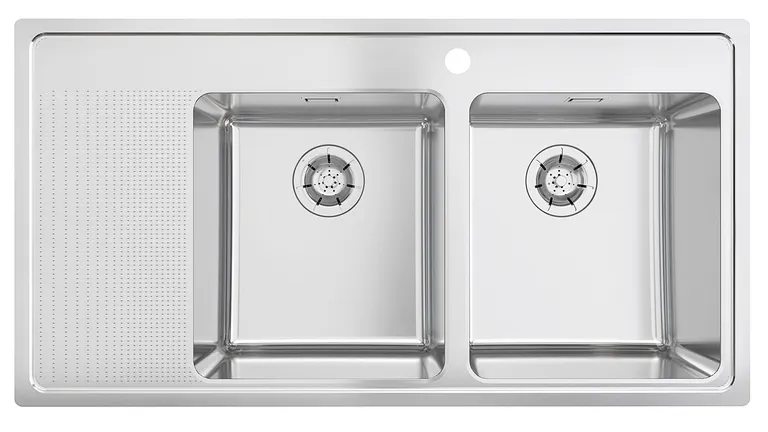 Kjøkkenvask Stala One 2 Kummer M/Rille 