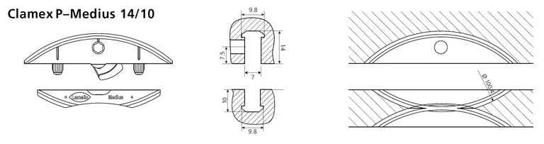Clamex Medius P-14/10