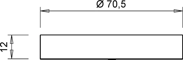 Distansering Atom 12mm 3W 24V 3000K Til Metris Matt Nikkel