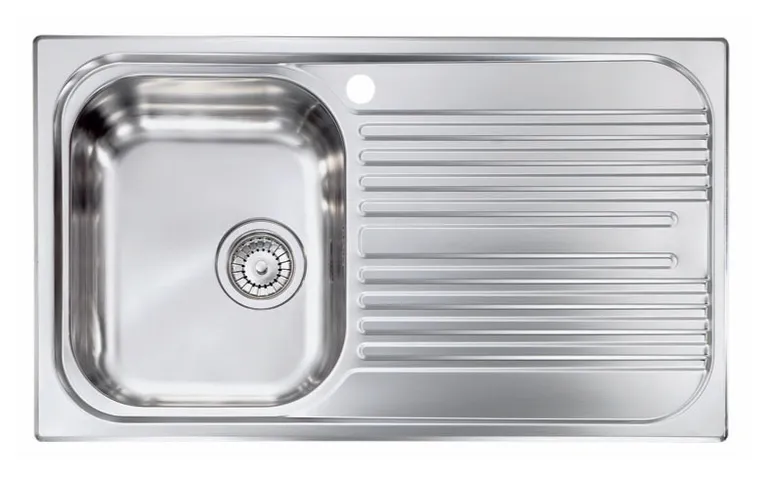 Kjøkkenvask Atlantic 1 Kum M/Rille Stål 