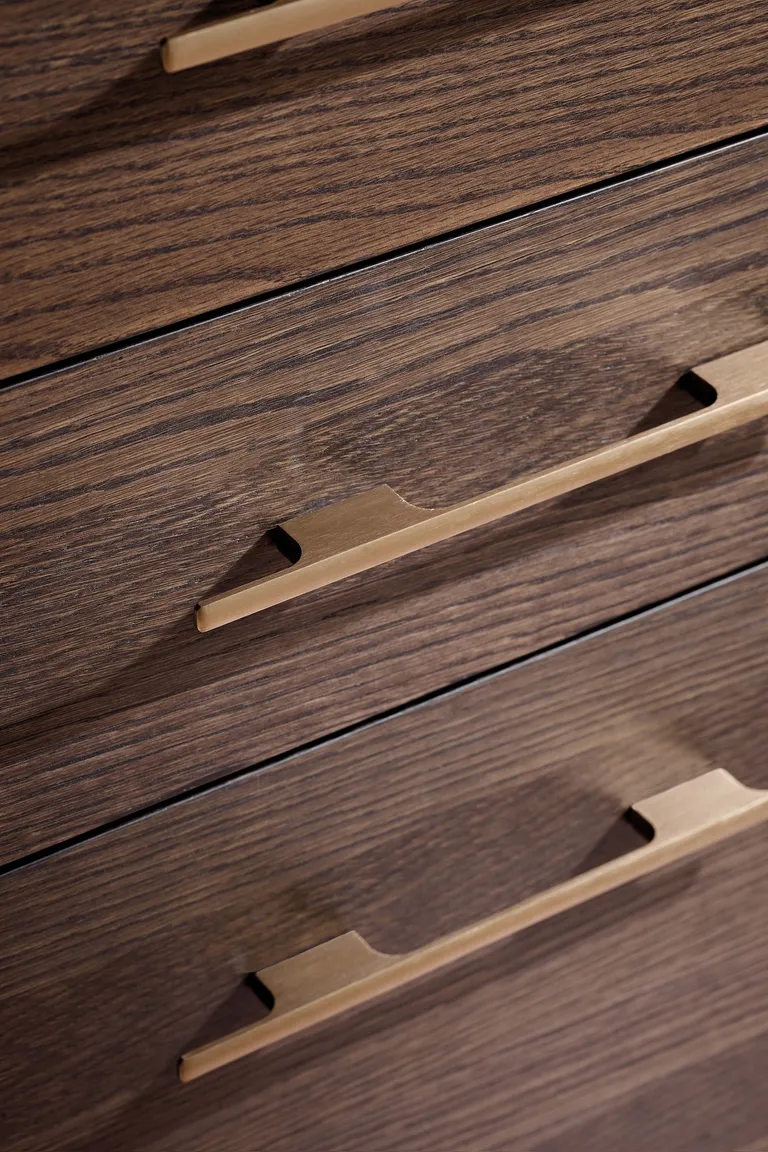 Håndtak 4463 Furnipart Tau 160mm Børstet Messing