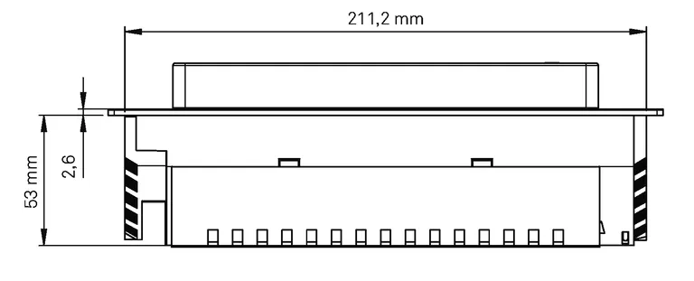 Kontaktrekke Evoline BackFlip 2-Stikk 2,1A Usb-Lader Hvit 