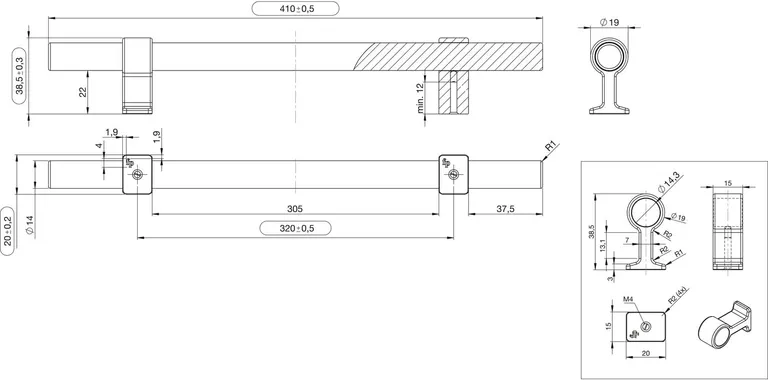 Håndtak 5570 Furnipart Bond