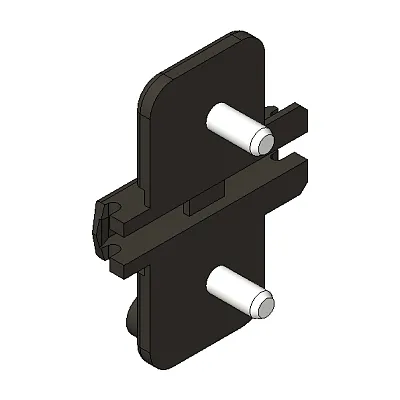 Monteringsplate Blum H0 37mm Dübel M/Exenter Høydejustering Svart Onyx