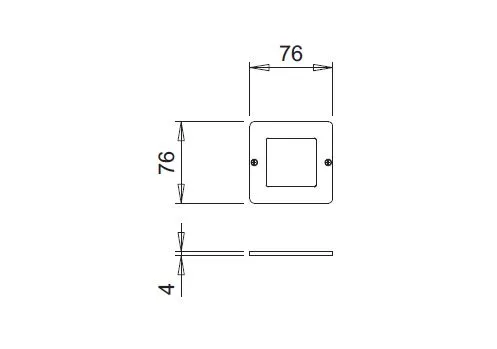 Led-lampe Polar XS 5W 24V Børstet Aluminium