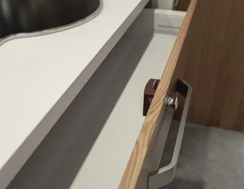 Rosett Trykklås 19mm Hvit 