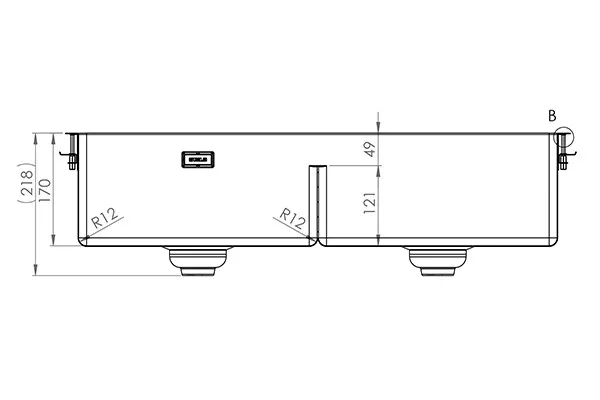 Kjøkkenvask Stala Ultra 2 Kumer 