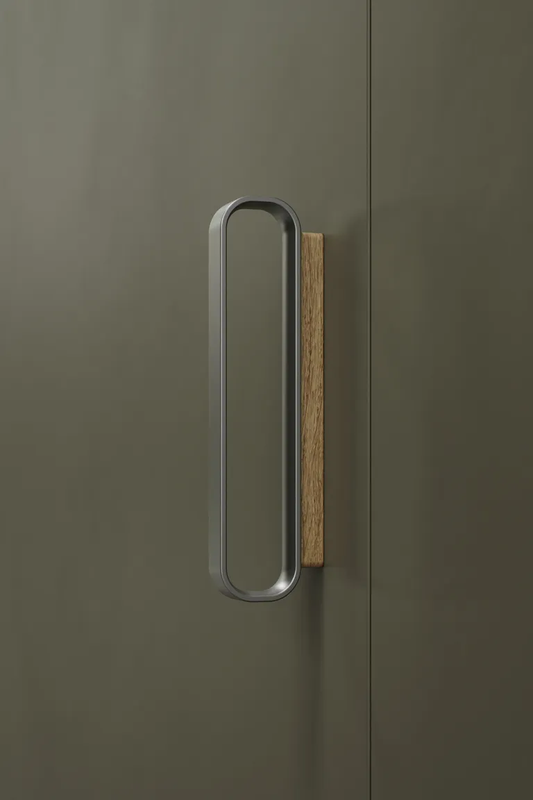 Håndtak 5571 Furnipart Race Eik/Matt Nikkel